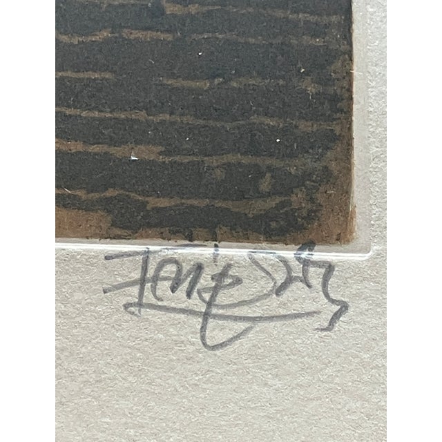 Mid 20th Century Original Johnny Friedlaender Aquatint Etching - Rare Small Format, Signed, Numbered XLV/L (45/50) For Sale - Image 9 of 10