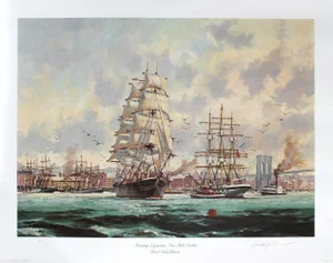 Eldred Clark Johnson - Morning Departure New York