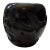 Vintage Black Santa Clara Pueblo Vase Signed by Billy Cain. For Sale