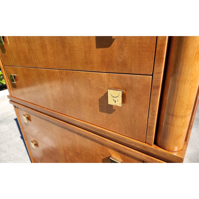 1980s Hickory White Biedermeier Dresser From Genesis Collection For Sale - Image 12 of 17