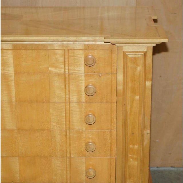 Viscount David Linley Sycamore Chest of Drawers For Sale - Image 6 of 18