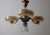 Danish Art Deco Chandelier with Alabaster-Look Glass Bowls For Sale - Image 15 of 18