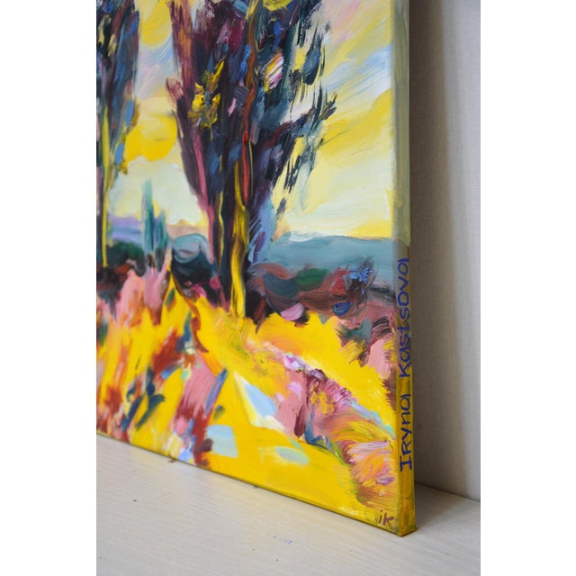 French Trees. Modern Original Painting. For Sale - Image 6 of 6