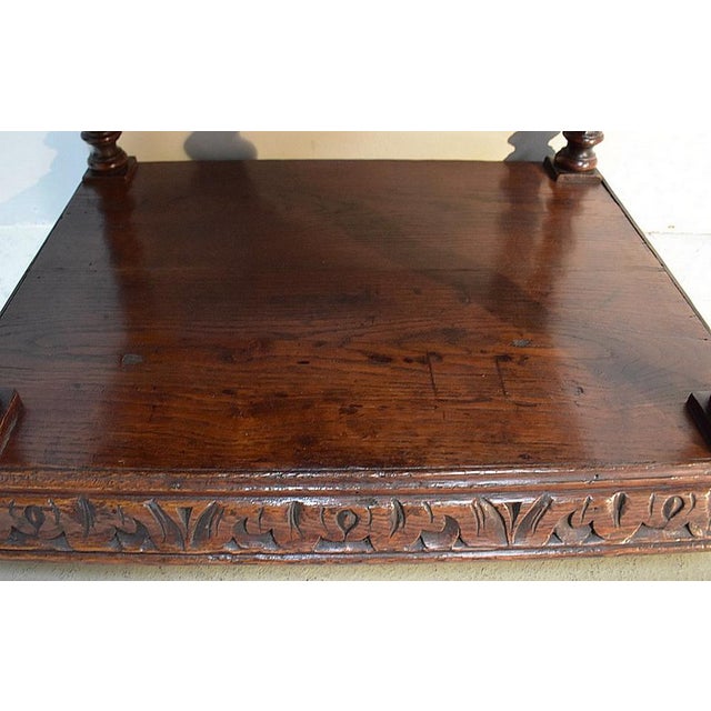 Small Oak Shelf in Louis XIII Style, 1900s For Sale - Image 17 of 18