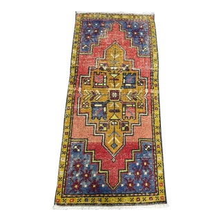 Turkish Yastik Rug 1'8" x 3'8" For Sale