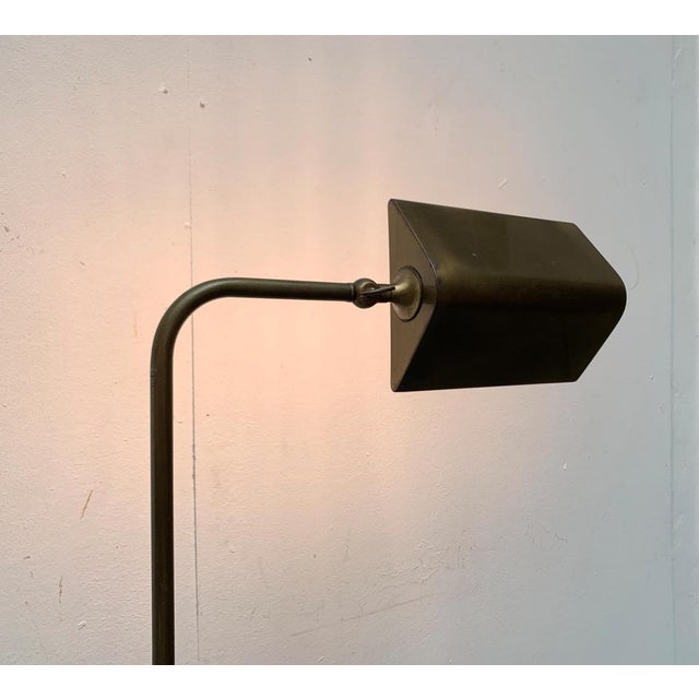 Vintage Hollywood Regency German Brass Floor Lamp by Florian Schulz For Sale - Image 9 of 18