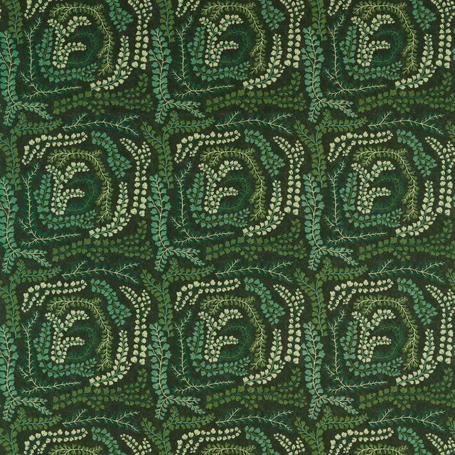 Harlequin Fayola Fabric in Fig Leaf/Clover/Succulent - a Sample For Sale