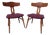 Danish Dining Chairs in Oak by Henning Kjærnulf for Nyrup Moebelfabrik, 1950s, Set of 2 For Sale