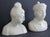 James Mont Mid-Century James Mont Style Chinoiserie Blanc De Chine Style Ceramic Busts - A Pair For Sale - Image 4 of 6