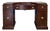 Vintage 1940’s Mahogany Double Pedestal Sideboard For Sale