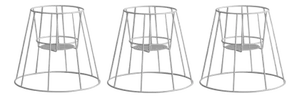 Small White Cibele Plant Stands by OK Design, Set of 3
