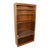 Mid-Century Teak Bookcase With Glass Display Doors For Sale