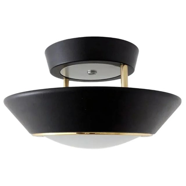 Mid 20th Century Deco Flush Mount by F. Fabbian For Sale - Image 11 of 11