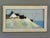 CLIFFSIDE HOUSES Size: 18.1 x 30.7 inches (including frame) Oil on canvas A calm mid-century painting that captures a row...