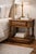 Wood Pair of Cal Shops Solid Wood Traditional Nightstands With Turned Legs & Lower Shelf For Sale - Image 7 of 11