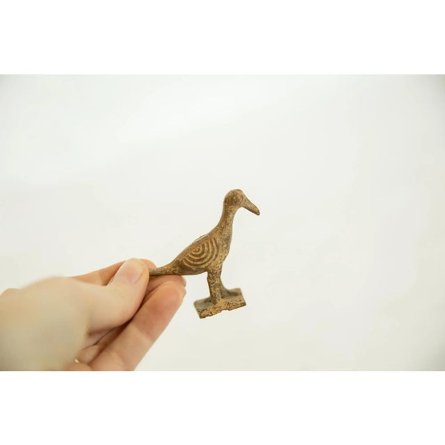 :: Vintage handmade African Bronze Bird. Circa mid 20th century and possibly older, this piece has such incredible...