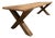 Large Architectural Dining Table in Wood, 1870 For Sale