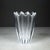 ABOUT A tapered crystal vase with 10 point fleur design, acid etched script signature. It retains the original...