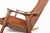 Mid 20th Century Sculptural Teak + Wool Rocking Chair Attributed to Ingmar Relling For Sale In San Francisco - Image 6 of 7
