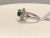1.8 Carat Oval Tsavorite and 1.0 Carat Diamond Ring in Platinum Estate Size 6 For Sale - Image 16 of 18