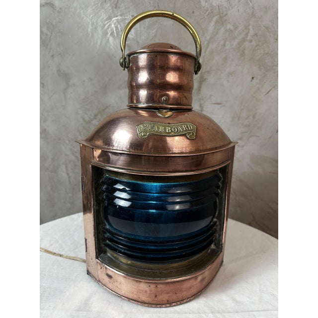 Copper Boat Lantern, 1890s For Sale - Image 15 of 15