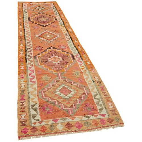 Textile Vintage Kilim Runner Rug For Sale - Image 7 of 7