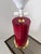 Italian Ruby Red Glazed Ceramic and Brass Twin Table Lamps, 1970s, Set of 2 For Sale - Image 16 of 18