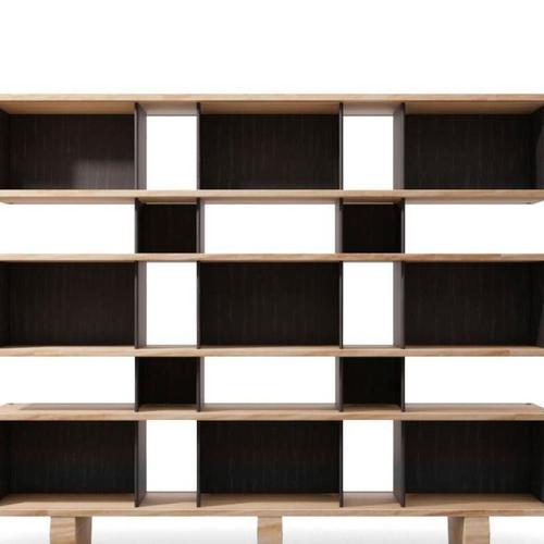 Nuage Shelving Unit in Wood and Aluminium by Charlotte Perriand for Cassina For Sale - Image 3 of 8