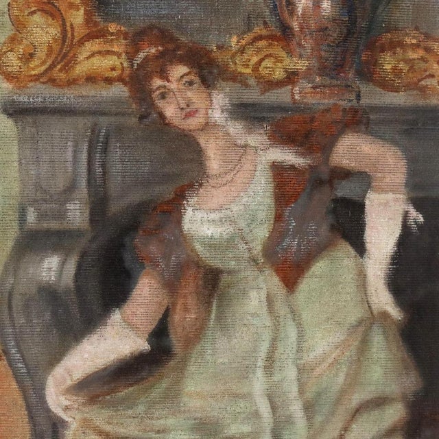 Mimy, Dance Scene, 1923, Tempera on Canvas For Sale - Image 8 of 14