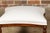 French Turn of the Century Ottoman with Giltwood Rosettes and Upholstery, 1900s For Sale - Image 11 of 12