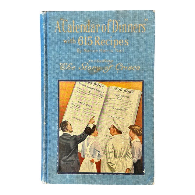 Vintage Advertising Cookbook With Decorative Cover For Sale