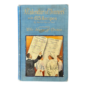 Vintage Advertising Cookbook With Decorative Cover