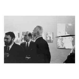 Fred McDarrah, Vintage Silver Gelatin Signed Photograph Edward Steichen, MoMA Photo, 1962