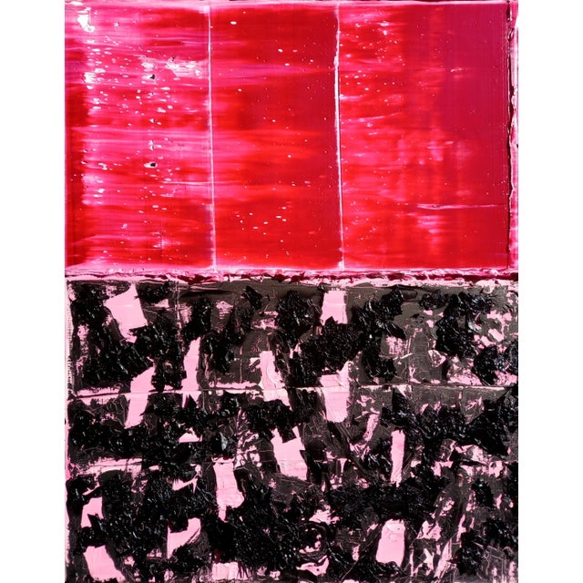 #Textured Abstract Oil on Canvas Painting by Diane Grant For Sale - Image 9 of 12