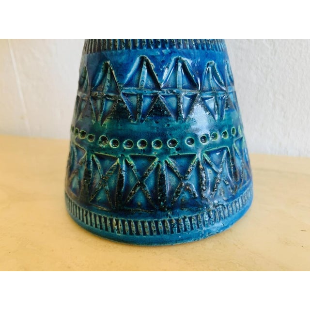 Mid-Century Modern Rimini Blue Candleholder from Bitossi, 1950s For Sale - Image 13 of 17