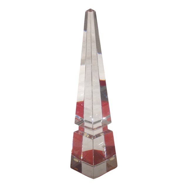 Obelisk from Baccarat, 2000 For Sale