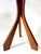 Mesquite Slab Top Side Table With Tripod Walnut Base by Michael Maximo For Sale - Image 9 of 10