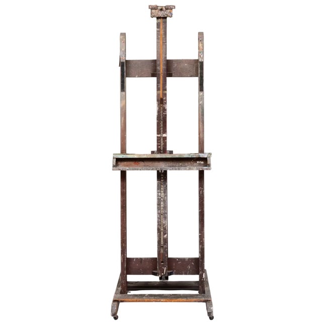 American Artist's Studio Easel, Property of Henry Koehler, 20th Century For Sale - Image 3 of 3