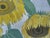 1960s 1960s Swedish Mid Century Modern Oil Painting of Sunflowers by Brita Streijffert For Sale - Image 5 of 18