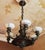Bronze and Alabaster Figural Chandelier For Sale - Image 12 of 12