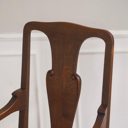 Baroque Baroque Style Oak Armchairs, 1900s, Set of 2 For Sale - Image 3 of 16