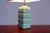 Postmodern Light Green Ceramic Table Lamp, 1980s For Sale - Image 12 of 13