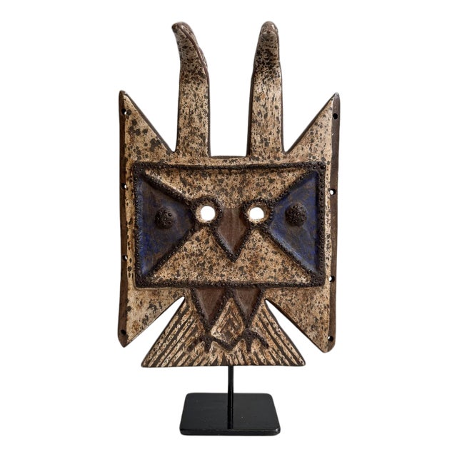 Antique Burkina Faso Toussian Harvest Mask For Sale
