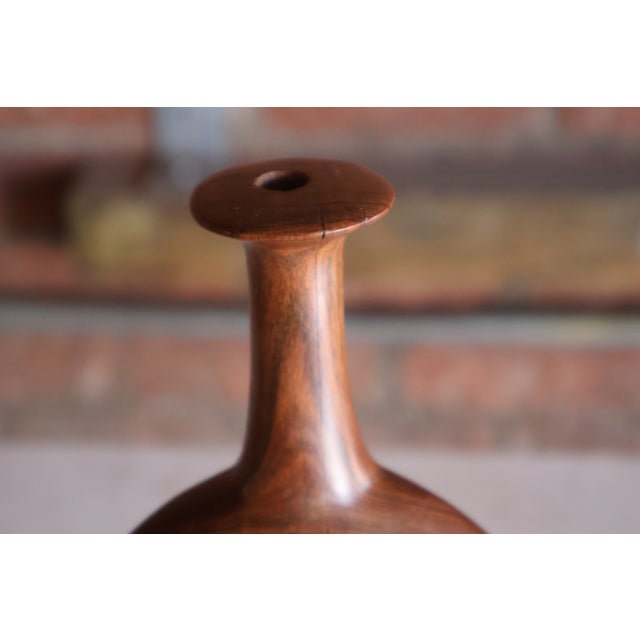 Wood Vase Attributed to Doug Ayers, California, 1970s For Sale - Image 12 of 15