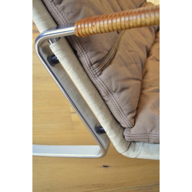 Textile Vintage Grasshopper Armchair by Preben Fabricius and Jørgen Kastholm for Kill International, 1967 For Sale - Image 7 of 17