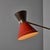 1960s Large Red and Grey Diabolo Articulating Wall Lamp Attributed to Pierre Guariche For Sale - Image 11 of 18