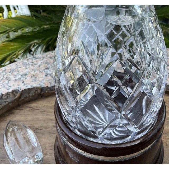 Cut Crystal and Sterling Silver Hogget Decanter by Piers Hart for Royal Doulton, 1988 For Sale - Image 11 of 14