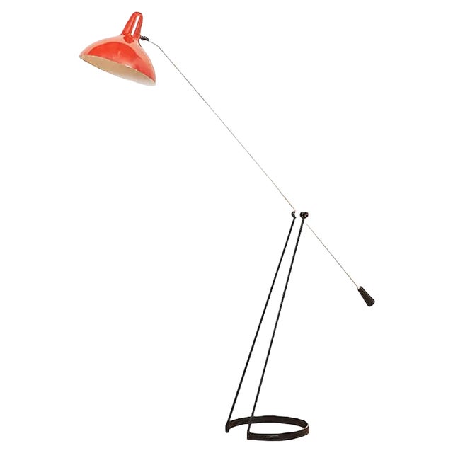 Tivoli Grasshopper Floor Lamp by Floris Fiedeldij for Artimeta, 1956 For Sale