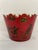 1950s-70s Chinoiserie Red Toleware Cachepot or Jardiniere For Sale - Image 4 of 15