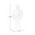 Matte White Towel Vase - Small For Sale - Image 9 of 9